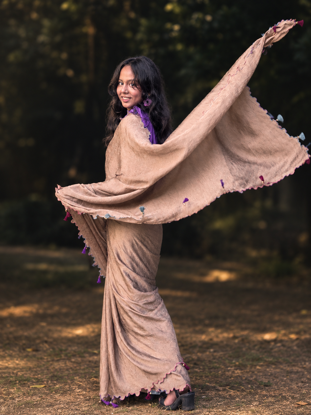 Earth to Blossom Saree