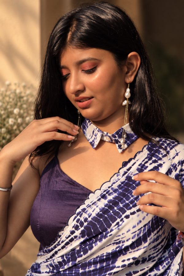 RAINWASHED INDIGO SAREE
